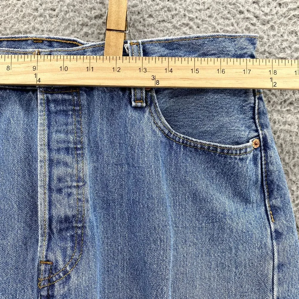 Levis 501 XX Jeans Men 34x28* Whisker Straight Button Fly 90s Streetwear Classic